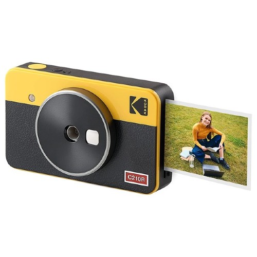 Kodak Mini Shot 2 Retro | 68-Sheet Bundle | Portable Wireless Instant Camera & Photo Printer, Compatible with iOS & Android and Bluetooth Devices, Real Photo (2.1x3.4) 4Pass Techno